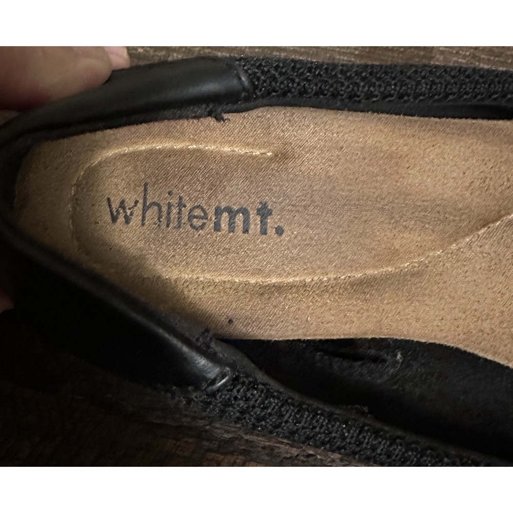 White Mt Slip-On Loafers Women Size 8.5 M Black Textile Upper Flats Shoes - Picture 15 of 16